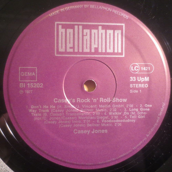 Casey Jones (5) : Casey's Rock'n'Roll Show (LP, Comp)