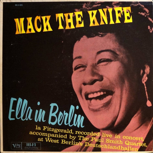 Ella Fitzgerald : Mack The Knife - Ella In Berlin (LP, Album, Mono, RE, MGM)