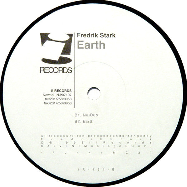 Fredrik Stark : Earth (12")