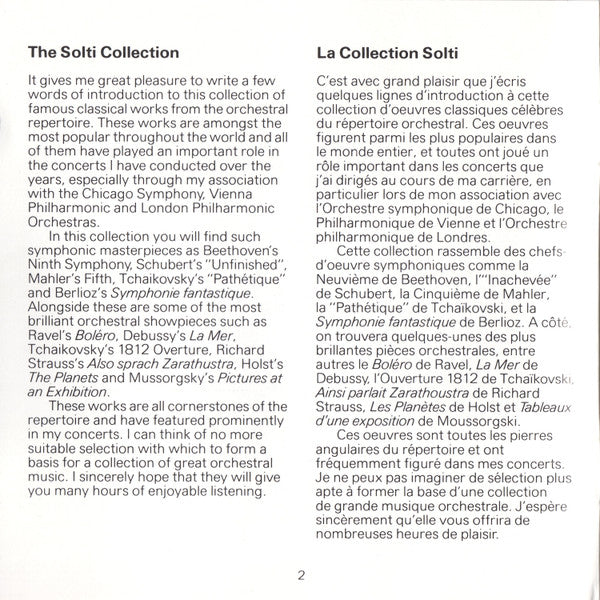 Gustav Holst / Sir Edward Elgar - Georg Solti, London Philharmonic Orchestra : The Planets / Pomp & Circumstance (CD, Comp, RM)