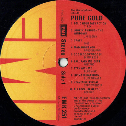 Various : Pure Gold On EMI (LP, Comp)