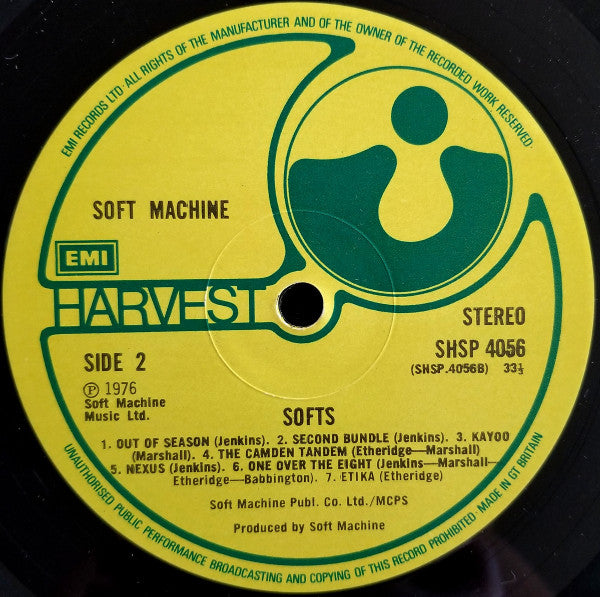 Soft Machine : Softs (LP, Album)