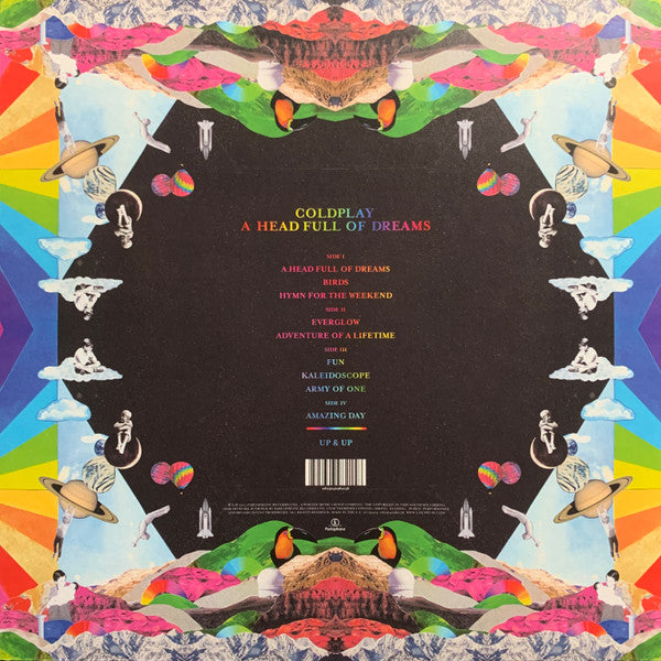 Coldplay : A Head Full Of Dreams (2xLP, Album, 180)