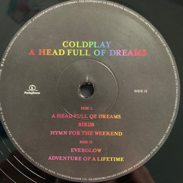 Coldplay : A Head Full Of Dreams (2xLP, Album, 180)