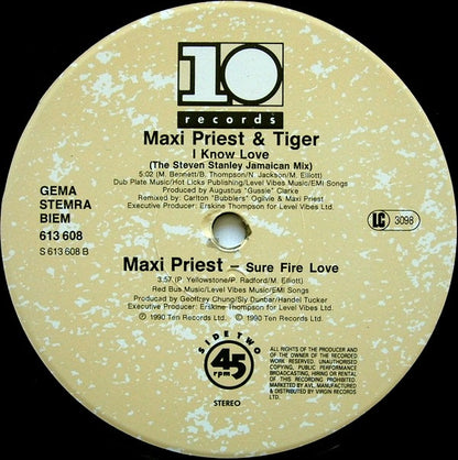 Maxi Priest : Close To You (Remixes) (12")