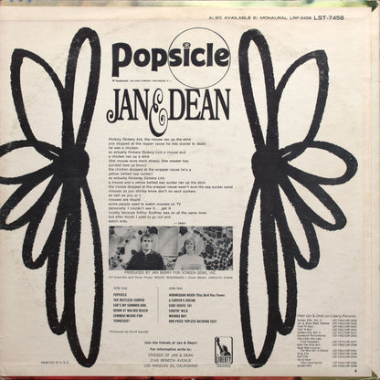 Jan & Dean : Popsicle (LP, Album, Ind)