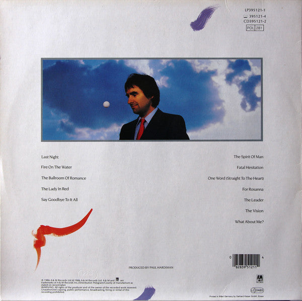 Chris de Burgh : Into The Light (LP, Album)