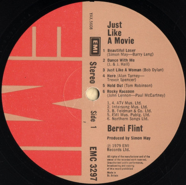 Berni Flint : Just Like A Movie (LP, Album)