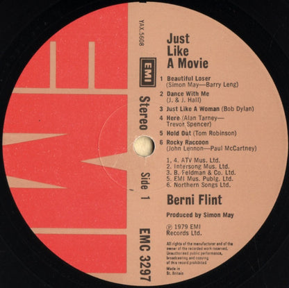 Berni Flint : Just Like A Movie (LP, Album)