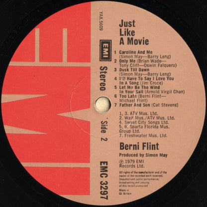 Berni Flint : Just Like A Movie (LP, Album)