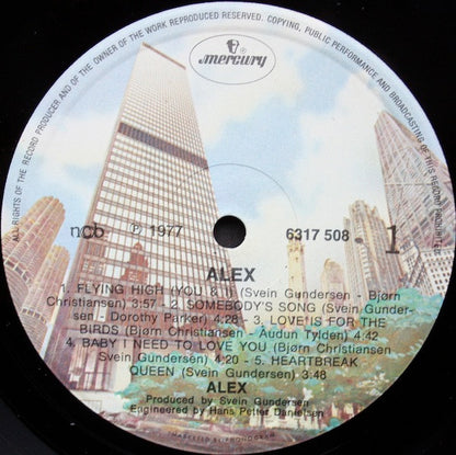 Alex (8) : Alex (LP, Album)