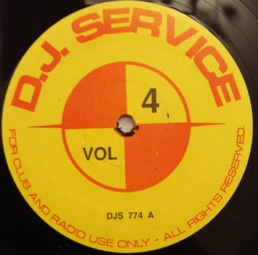 Various : D.J. Service Volume 4 (12", EP, Unofficial)