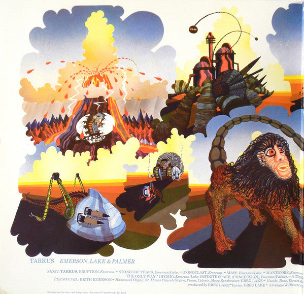 Emerson, Lake & Palmer : Tarkus (LP, Album, RE, Gat)