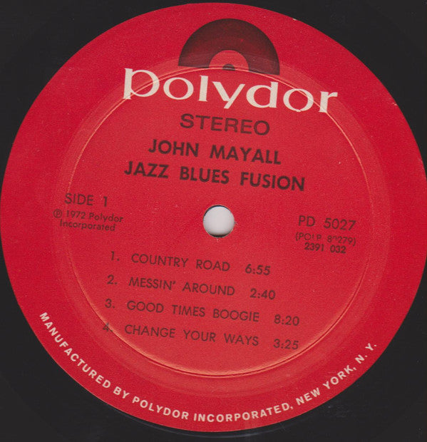 John Mayall : Jazz Blues Fusion (LP, Album)