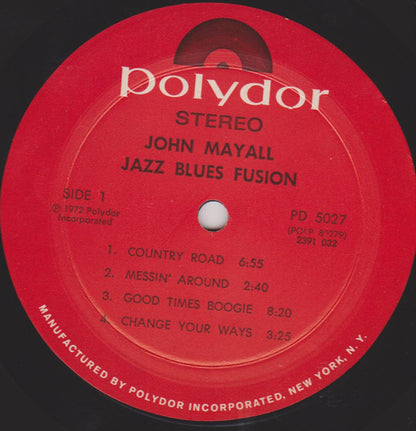 John Mayall : Jazz Blues Fusion (LP, Album)