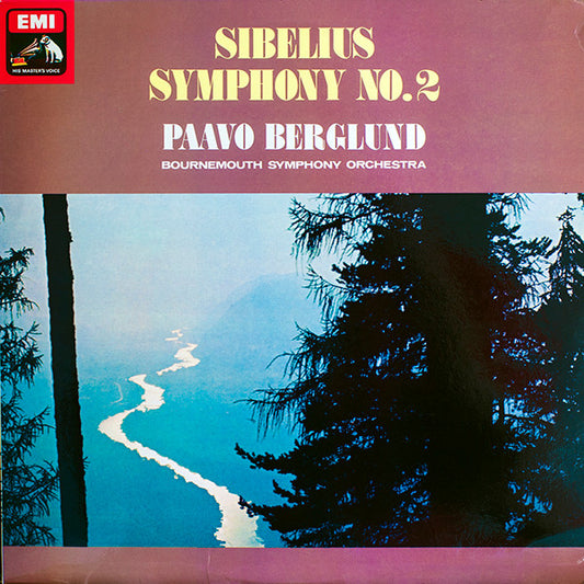 Jean Sibelius / Bournemouth Symphony Orchestra Conducted By Paavo Berglund : Symphony No. 2 (LP, Album, Quad)