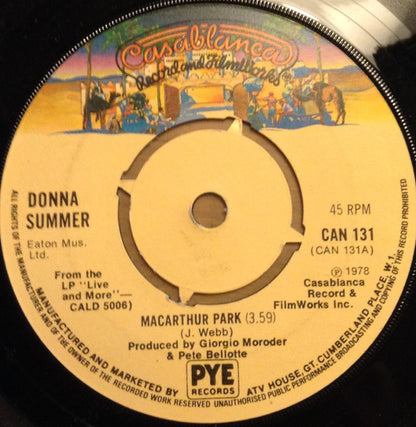 Donna Summer : MacArthur Park (7", Single, Pus)