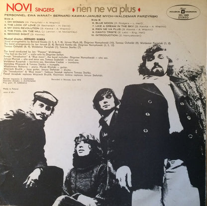 Novi Singers : Rien Ne Va Plus (LP, Album, Red)