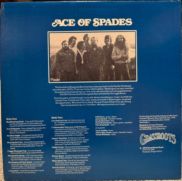 Southfork Bluegrass Band With Tony Trischka : Ace Of Spades (LP, Album)