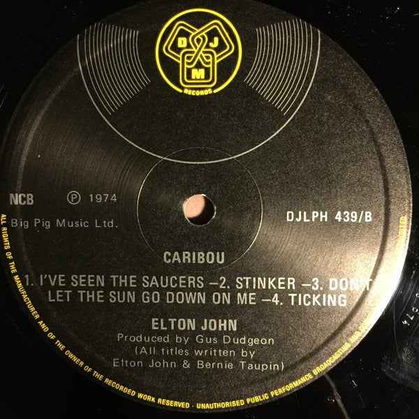 Elton John : Caribou (LP, Album)