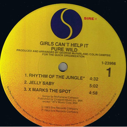 Girls Can't Help It : Pure Wild (LP, MiniAlbum)