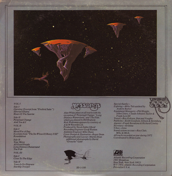 Yes : Yessongs (3xLP, Album, PR,)