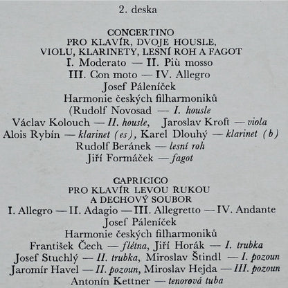 Leoš Janáček, Josef Páleníček : Leoš Janáček (2xLP, Album, RE)