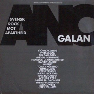 Svensk Rock Mot Apartheid : ANC Galan (2xLP, Album)