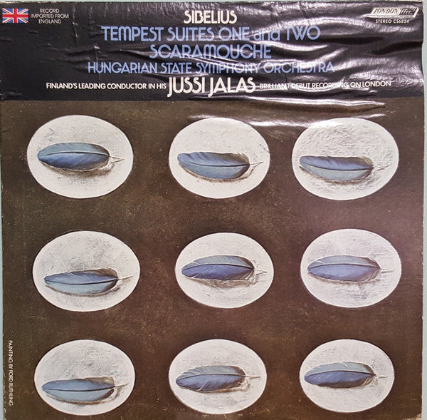 Jean Sibelius, Jussi Jalas, Hungarian State Orchestra : Tempest Suites One And Two / Scaramouche  (LP)