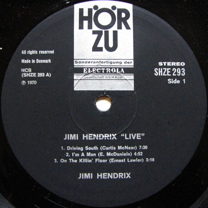 Jimi Hendrix : Live (LP)