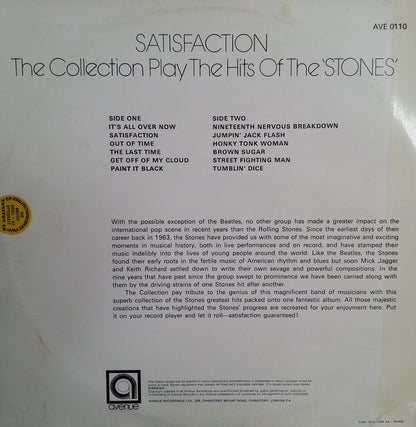 The Collection : Satisfaction - The Collection Play The Hits Of The Rolling Stones (LP, Album)