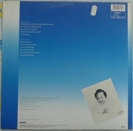 Whitney Houston : Whitney (LP, Album)