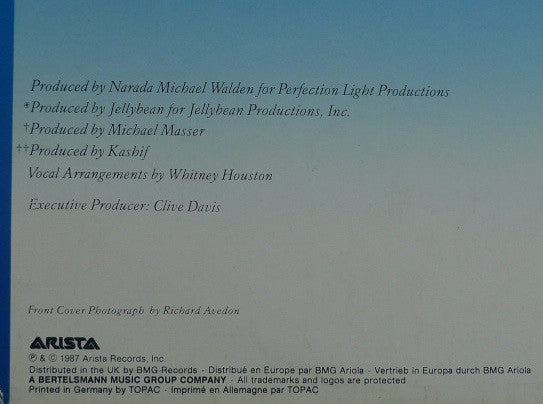 Whitney Houston : Whitney (LP, Album)