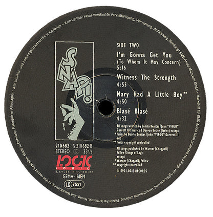 Snap! : World Power (LP, Album, Emb)