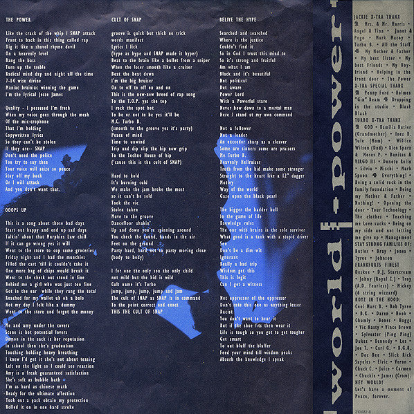 Snap! : World Power (LP, Album, Emb)