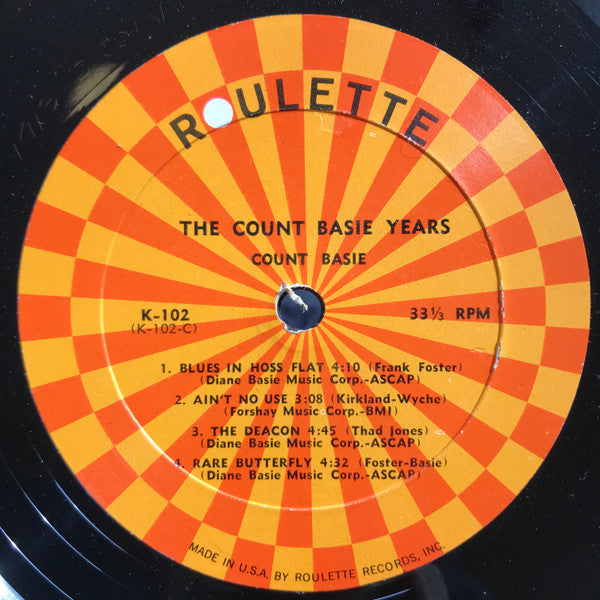 Count Basie : The Count Basie Years (2xLP, Comp, Mono)