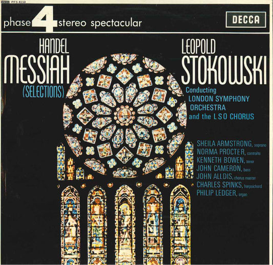 Georg Friedrich Händel, London Symphony Orchestra, Leopold Stokowski : Messiah-Selections (LP)