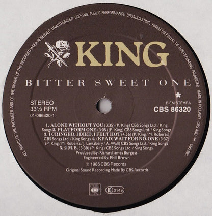 King : Bitter Sweet (LP, Album)