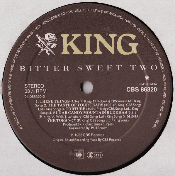 King : Bitter Sweet (LP, Album)