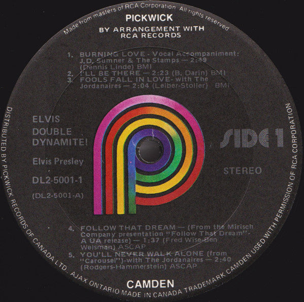 Elvis Presley : Double Dynamite! (2xLP, Comp)