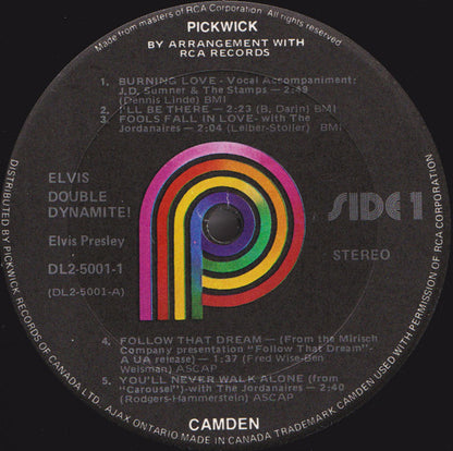 Elvis Presley : Double Dynamite! (2xLP, Comp)