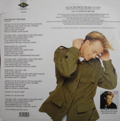 Jason Donovan : Rhythm Of The Rain (12", Single)