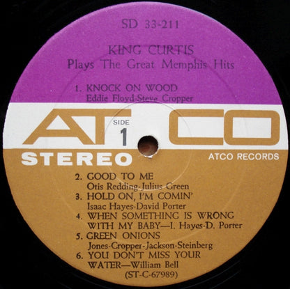 King Curtis : Plays The Great Memphis Hits (LP, Album)