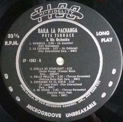 Pete Terrace And His Orchestra : Baila La Pachanga (LP, Album, Mono)