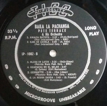 Pete Terrace And His Orchestra : Baila La Pachanga (LP, Album, Mono)