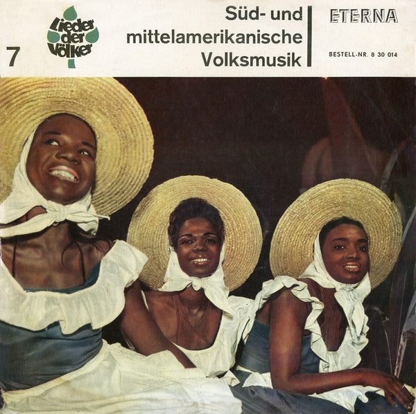 Various : Süd- Und Mittelamerikanische Volksmusik (LP, Comp, Mono)