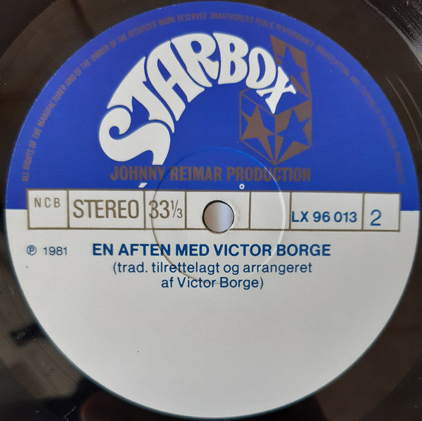 Victor Borge (2) : En Aften Med Victor Borge (LP, Album)