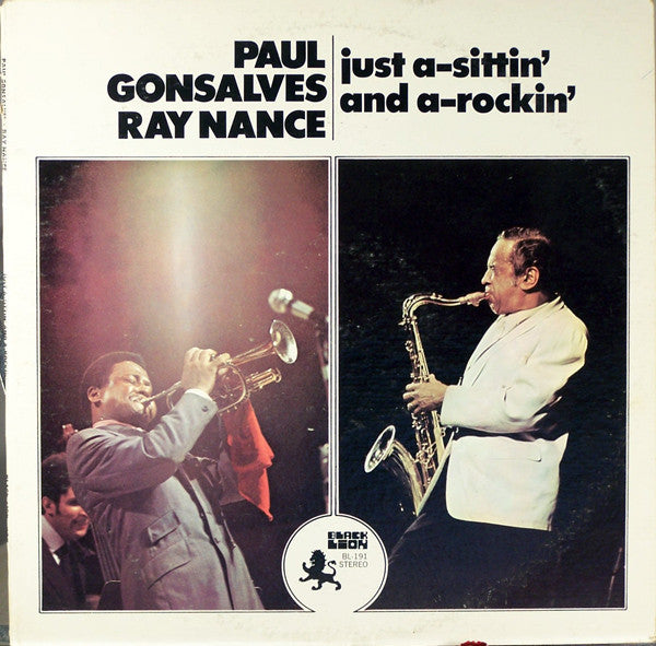 Paul Gonsalves / Ray Nance : Just A-Sittin And A-Rockin (LP, Album)