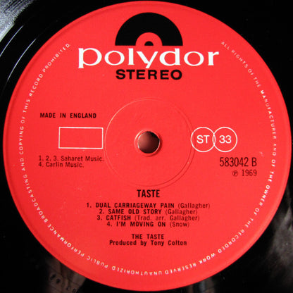 Taste (2) : Taste (LP, Album)