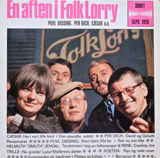 Povl Dissing, Per Dich, Cæsar : En Aften I Folk Lorry (LP, Album, RE)